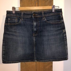 Gap blue denim skirt size 8